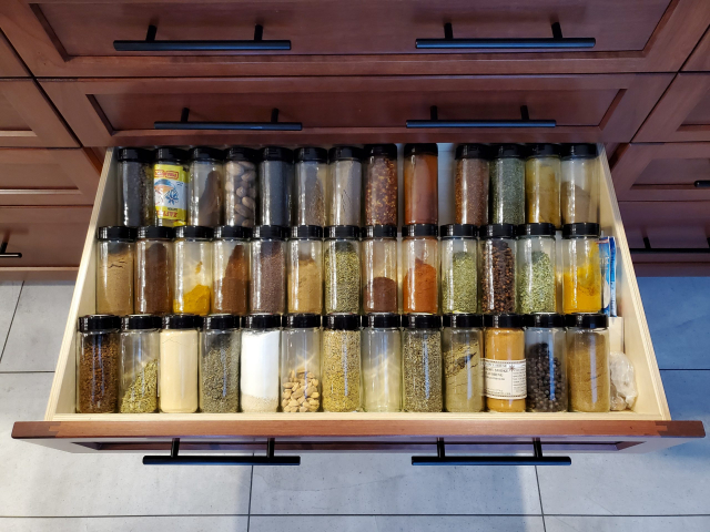 Wood Spice Tray Insert