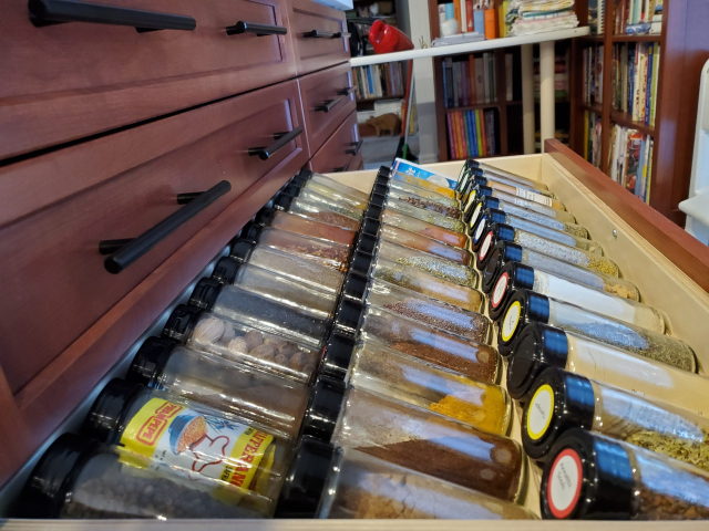 Wood Spice Tray Insert