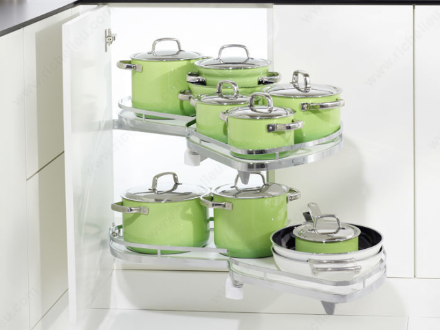 Blind Corner Pull-Out Shelves