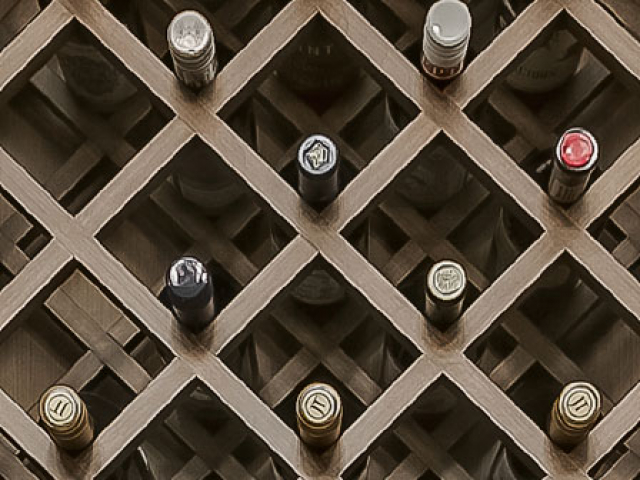 Lattice Wine Rack