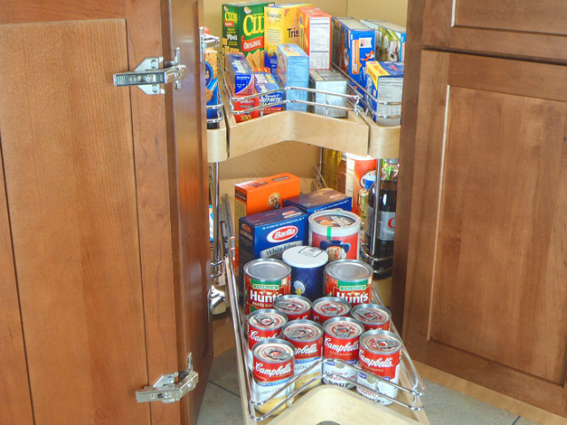 Lazy Susan with Drawers