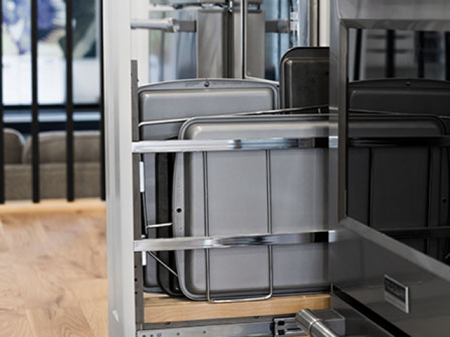 Pull Out Baking Tin Storage