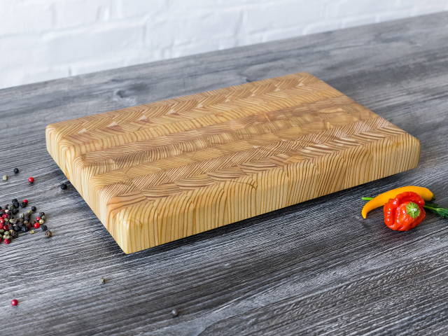 End-grain cutting board