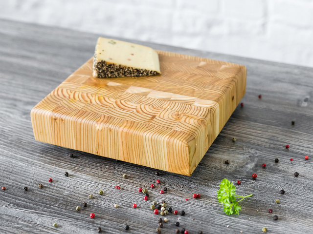 Square cheese board