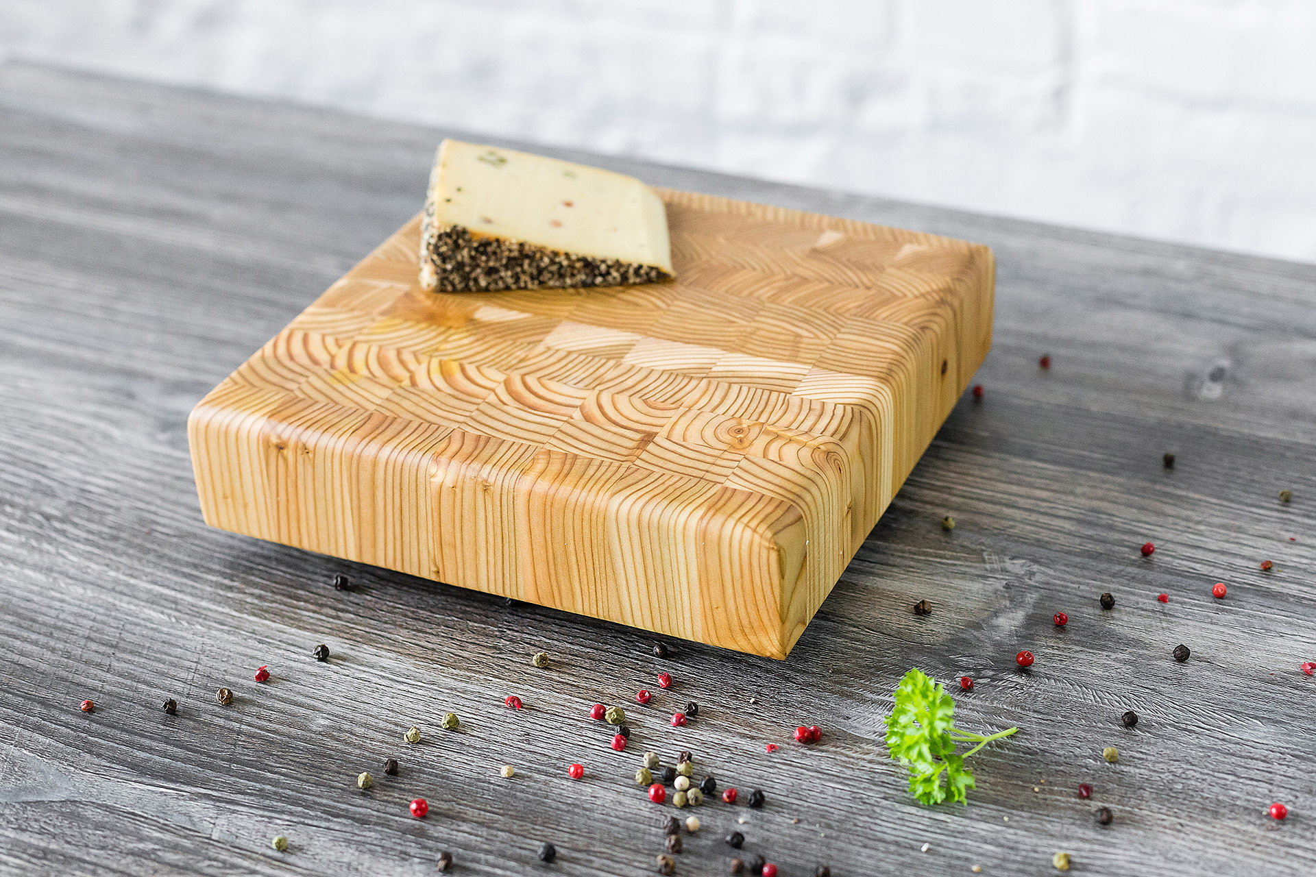 Square cheese board